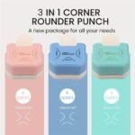 Corner Rounder Punches, 3 In 1 Corner Cutter Corner Punches For Paper Crafts, Diy Projects, Scrapbooking, Photocards, Business Card Making