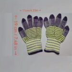 Zebra Striped Nylon Gloves, Anti-Static, Anti-Skid, Wear-Resistant, Latex Free, Hand Wash - Image 4