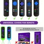 1Pc Glow In The Dark Universal Remote Control Cover Case For Tcl Hisense Roku Tv Streaming Stick 4K+ With Lanyard, Home Entertainment, Streaming Device Cover, Protective Sleeve, Protector, Snug Fit, Flexible Material, Glow In Dark, Roku Users, Home Theater Setup - Image 6