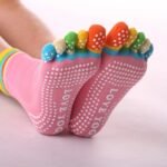 Non-Slip Toe Socks, Comfy Five Finger Yoga Socks For Running Athletic, Women'S Stockings & Hosiery - Image 2