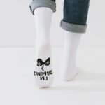 1/3 Pairs Men'S 'Do Not Disturb I'M Gaming' Print Crew Socks, Funny Comfy Breathable Casual Thermal Socks, Winter & Autumn - Image 5