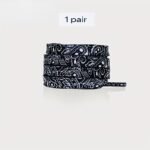 1 Pair Fashion Pattern Print Shoelace For Canvas Shoes Sneakers, Men & Women - Image 15