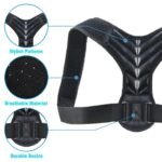 Adjustable Back Support Brace For Men & Women - Posture Corrector Belt With Ergonomic Design, Waist Stability, Breathable Polyester Fabric, Professional Quality For Office, Gym, Travel - Ideal Gift For Back Problems, Back Brace For Women - Image 4