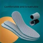 3 Pairs Sports Mesh Insoles - Soft Comfortable Breathable Sweat-Absorbing Shock Absorption & Cushioning For Sneakers, Running, Hiking, Sneakers, Comfortable Insole Material, Shoe Insoles