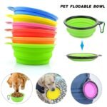 Portable Foldable Pet Bowl With Black Frame, 350Ml Tpr Dog Food Dish For Outdoors - Image 8