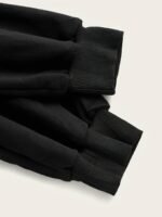 Super Short Hooded Sweatshirt With Drawstring Details - Image 3