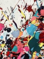 Abstract Print Crew Neck T-Shirt, Casual Short Sleeve T-Shirt For Spring & Summer, Women'S Clothing - Image 4