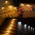 Staaricc 2/4/6Pcs Solar Fence Lights, Deck Lights, Solar Wall Lights, Solar Wall Mount Outdoor Fence Lamp, Ipx4, White Led Lamp, Lighting For Garden, Home, Patio, Yardgarage, Camping, Halloween, Christmas Party Decoration - Image 14