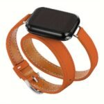 Double Tour Pu Leather Strap For Iwatch Ultra Band 49Mm 45Mm 42Mm 44Mm Series 8 7 6 Se 5 4 3 2 Iwatch 6 38Mm 40Mm Correa 41Mm - Image 17