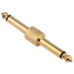 1/4 Inch Male To 1/4 Inch Male Golden-Plated Adapter 6.35 Mm Monochrome Nickel -Plated Plug 6.5M-6.5M Power Amplifier Electronic Organ Audio Connector - Image 3