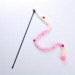 Interactive Cat Teaser Toy - Soft Plush Strip With Teasing Stick For Kitten Play - Pet Supplies For Fun And Exercise - Image 12