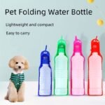 250Ml/500Ml Foldable Water Bottle For Dogs, Portable Plastic Water Dispenser Outdoor Dog Water Feeder - Image 11
