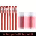 26Pcs Gel Pen Set School Supplies Black Blue Red Ink Color 0.5Mm Ballpoint Pen Kawaii Pen Students School Office Stationery - Image 7