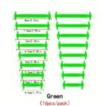 16Pcs Per Pack Of Elastic Silicone Shoelaces With No-Tie Clips, Versatile And Creative Design. - Image 14