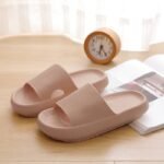 Unisex, Cloudyzz Unisex Cozislides Slip-On Slippers - Soft Eva Non-Slip Indoor/Outdoor House Shoes, Lightweight Cushioned Comfort For All Seasons, 7 Color Options (Beige, Blue, Black & More), Cute Slippers, Allseason Footwear, Ribbed Texture Design, Durable Slipresistant - Image 14