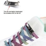 1 Pair 100 Cm No-Tie Elastic Colored Laces, Including 2 Fixed Buckles, Adjustable Comfort Loafers Elastic Laces, Adults, The Elderly, Can Be Used For Sports Shoes, Casual Shoes And Other Shoes - Image 12