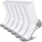 6 Pairs Of Sports Socks, Buffered Running Socks, Breathable Outdoor Sports Socks - Image 4