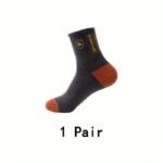 1/5/10 Pairs Of Men'S Trendy Cartoon Pattern Crew Socks, Breathable Comfy Casual Unisex Socks For Men'S Outdoor Wearing All Seasons Wearing - Image 5