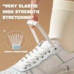 1 Pair No-Tie Magnetic Shoelaces - Elastic Flat Laces With Secure Locking Buckle For Sneakers & Boots, Durable Acetate Fiber, Easy Fastening - Image 6