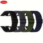 4 Packs Stretchy Solo Loop Compatible With Iwatch Band 38Mm 40Mm 41Mm 42Mm 44Mm 45Mm 49Mm Women Men, Soft Nylon Elastic Braided Strap Wristbands For Iwatch Series Ultra 9/8/7/6/5/4/3/2/1/Se - Image 4
