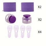 1 Pair Of Durable Polyester Elastic No-Tie Shoelaces With Secure Spring Buckles - Vibrant Colors, Stretchy & Non-Deformable For Sneakers And Casual Shoes, Casual Shoe Laces|Vibrant Shoelaces|Polyester Laces - Image 4