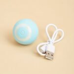 1-Pack Miaoquanji Smart Automatic Rolling Ball Toy For Cats - Usb Rechargeable Interactive Cat Toy With Motion-Activated Glow-In-The-Dark Feature, Durable Silicone, Safe For All Breeds & Sizes, Indoor Play & Mental Stimulation, Automatic Cat Ball | Glowindark Feature | Durable Silicone Ball, Cat Ball Toy - Image 7