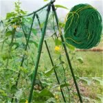 1Pc Plant Trellis Pergolas, Heavy-Duty Polyester Grow Net, Garden Trellis Netting With Square Mesh For Climbing Plants, Vegetables, Fruits, And Flowers, Canopies, Gazebos & Pergolas, 179.83X89.92Cm