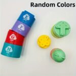Random Colors Children'S Educational Stacking Cups, Rainbow Tower Children'S Toys, Children'S Ring Stacking Cups, Beach Toys, Festival Gifts, Birthday Gifts - Image 3