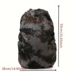 1Pc 35L Portable Outdoor Backpack With Cover - Durable Polyester, Ideal For Travel, Camping, And Sports Accessories, Camping Gear | Vibrant Backpack | Durable Backpack - Image 8