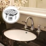 4/6/8/10/15/20/25/30Pcs Pack Plastic Bathroom Kitchen Sink Overflow Cover Ring Insert Replacement - Chrome Round Drain Cap With Plastic Strips, Durable Bathroom & Kitchen Sink Accessories, Sink Drain Cover, Overflow Prevention, Modern Drain Cover, Durable Plastic - Image 16