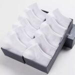 1/5/10/20/30 Pack Of Men'S Spring And Summer Short Socks, Low-Cut Solid Color Black, White, Gray, Moisture-Wicking, Breathable, Invisible Boat Socks, Sweat-Resistant - Image 2