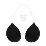 1Pc Ideaccsz Adhesive Strapless Push-Up Bra For Women - Invisible Wireless Lift Silicone & Spandex, Convertible To Halter Neck/Plunge, Hollow Design For Wedding Dresses & Low-Cut Outfits (Nude/Black, A-F Cup), Strapless Bra, Formal Lingerie, Transparent Straps, Comfortable Fit - Image 8