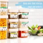100Pcs Colorful Removable Freezer & Food Storage Labels - Energy Star Certified, Perfect For Kitchen Organization - Image 6