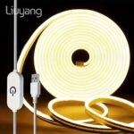 Fomzze Smart Touch Control Led Neon Lights Strip - Usb-Powered Dimmable Rgb-Free Color-Changing (White) Flexible Led Light With App-Like Touch Dimmer For Tv Backlight, Bedroom, Cabinets, Diy Decor - Plug & Play Usb Cable - Image 5