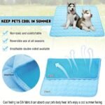 Beiyu Pet Cooling Mat For Dogs & Cats - Breathable Washable Polyester Pet Bed With Ventilation Holes, Cooling Pad For Car Seat & Small House Cover, Summer Comfort For Small To Medium Dogs, Durable & Easy-Clean Design, Pet Cooling Mat, Pet Comfort Accessory, Ventilated Pet Bed, Easyclean Material, Dog Bed, Refreshing/Cooling Mat For Dog, Cat Bed, Xxl Dog Bed, Dog Accessory - Image 6
