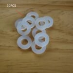10/20/30/40/50Pcs White Pvc Pipe Seal Gaskets - Leakproof, Heat & Cold Resistant, High Quality 3Mm Thick Durable Gaskets For 1/2" Drainage Connections, Non-Potable Water Safe For Household Plumbing & Diy Projects - Image 3