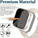 Ultra-Thin Privacy Protection Screen Protector For Iwatch Ultra/Series 10/9/8/7/6/5/4/3/2/Se - 26? Touch Sensitive, Scratch-Resistant Pc Case With Lightweight Bumper, Multiple Sizes Available, Privacy Screen Cover | Sleek Hard Shell | Polycarbonate Case - Image 14