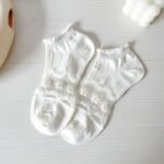 5 Pairs Women'S White Floral Lace Trim Low-Cut Ankle Socks - Breathable Invisible No-Show Everyday Casual Socks With Elastic Cuff, Machine Washable - Image 9