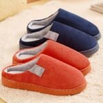 Cozy Women'S Indoor Slippers - Soft Fabric Lining, Ribbed Texture, Eva Sole, Easy Slip-On, All-Season Comfort In Yellow, Pink, Green, Beige & Blue, House Slippers - Image 8