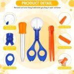 3Pcs Fine Motor Skills Toy Set: Insect Scissor Clip, Tweezers, And Rubber-Tipped Pipette Insect Catcher, Science Sensory Learning Tool For Outdoor Exploration - Image 6