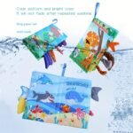 Diikamiiok Colorful Cloth Books For Youngsters - Engaging Visual & Auditory Training With Cartoon Animal Tails, Soft Polyester, Ideal For Ages 12-72 Months, Youngsters Learning Toys - Image 12