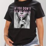 Shut Up Print T-Shirt, Short Sleeve Crew Neck Casual Top For Summer & Spring, Women'S Clothing