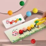 For Caterpillar Bead Maze Toy, Color Recognition Fine Motor Skills Focus Training For Boys And Girls - Christmas & Birthday Gift - Image 3