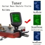 Guitar Tuner Ukulele.Bass.Violin Equal Temperaments - Image 4