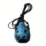 1Pc Of Six-Hole Ceramic Ocarina - Mini Wind Instrument, Portable With Adjustable Neck Rope (Five Colors Available), Perfect For Music Lovers, Beginners And Collectors - Image 3