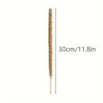 1Pc Diy Shape Plant Climbing Pole, Bendable Coconut Brown Stick, Plant Climbing Rattan Column Gardening Plant Support Rack Artificial Coconut Brown Stick - Image 3
