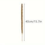 1Pc Diy Shape Plant Climbing Pole, Bendable Coconut Brown Stick, Plant Climbing Rattan Column Gardening Plant Support Rack Artificial Coconut Brown Stick - Image 5