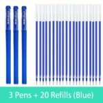 23Pcs Neutral And Ballpoint Pen Set, Black Blue Red Refill Ballpoint Pen Bullet Tip 0.5Mm School And Office Stationery Set, Back To School Kawaii Accessories Stationery - Image 5