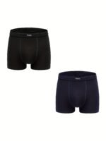 1Pc 2/3Pcs Men'S Plus Size Boxers Briefs, Cotton Briefs, Fashion Plain Color Breathable Comfortable Underwear - Image 10