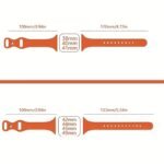 2Pcs Women Men Cute Soft Silicone Sports Watch Strap Adjustable Waterproof Wristbands & 1Pc Silicone Protective Case, For Apple Watch Band 38/40/41/42/44/45/46/49Mm, For Apple Watch Series Ultra/Se/11/10/9/8/7/6/5/4/3/2/1, Intelligent Watch Accessories - Image 2